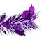 6ft. Pre-Lit Purple Tinsel Pop-Up Artificial Christmas Tree, Clear Lights